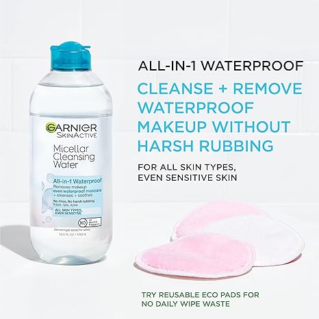 Garnier Micellar Water For Waterproof Makeup