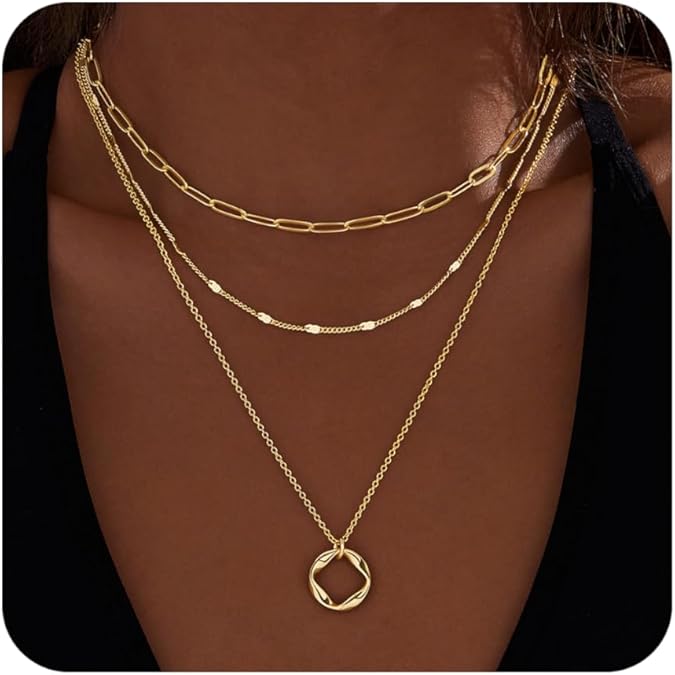 Layered Gold Necklaces for Women