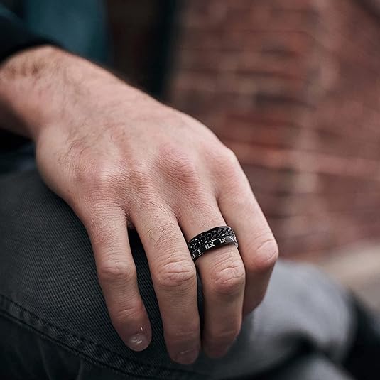 Fidget Rings for Men Women