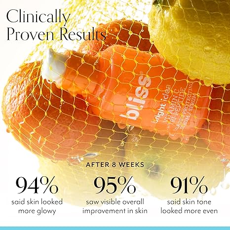 Bliss Bright Idea Vitamin C + Tri-Peptide Collagen Brightening Face Skincare Serum