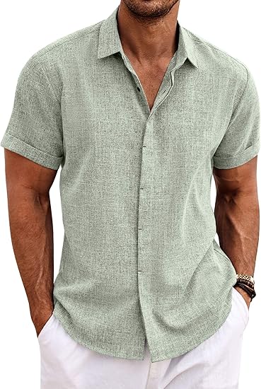 COOFANDY Men's Linen