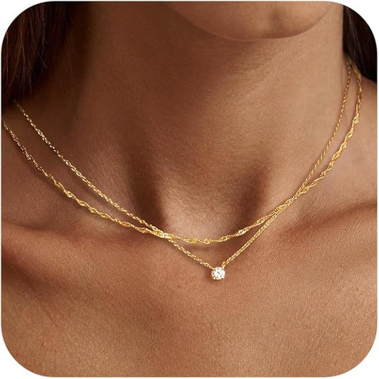 Tewiky Diamond Necklaces for Women
