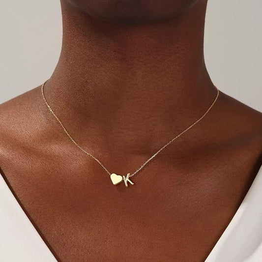 Turandoss Easter Basket Stuffers Dainty Heart Necklaces