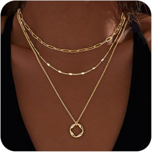 Layered Gold Necklaces for Women