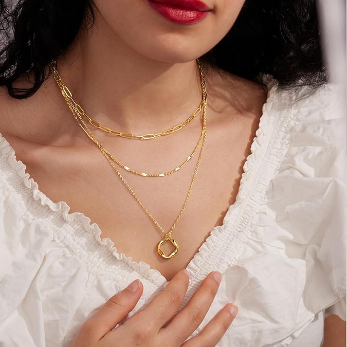 Layered Gold Necklaces for Women
