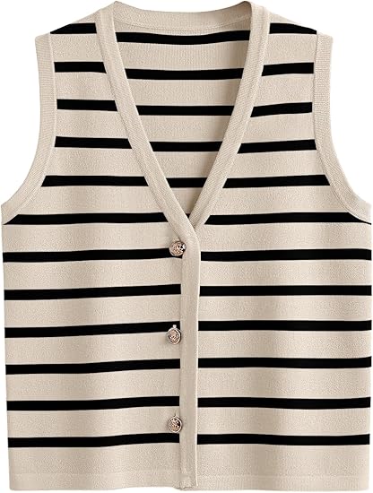 LILLUSORY Summer Vest Tops for Women 2025